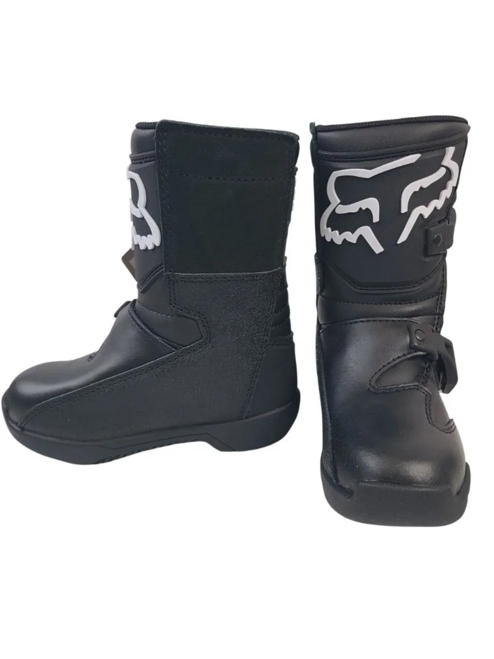 NEW Fox Kids Comp-K Motorcycle Boots Sz K13 Black Motocross Protective Footwear